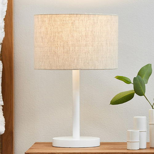 Washed wood on sale table lamp